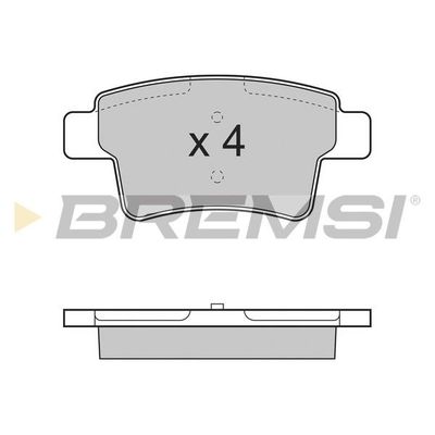 Fren Disk Balata Arka Citroen C4 Picasso (02.2007->)  EUROREPAR 1617271880