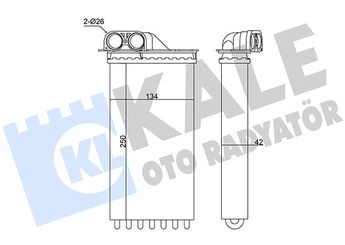 Kalorifer Radyatörü  MAHER 14691  6448K9 6448.K9