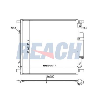 Klima Radyatörü  Mitsubishi L200 (KK0/KL0)(2015->)  MAHER 18936
