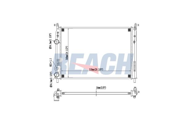Su Radyatörü  MADE IN KOREA 253101R000