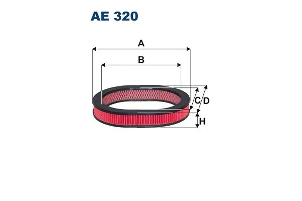 Hava Filtresi  Honda Civic 3/4 Kapı (EG/EH)(10.1991->)  FILTRON AE 320