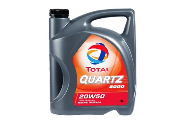 Motor Yağı (3 Lt) Quartz 5000 20W50  TOTAL 20W50 3 LT QUA