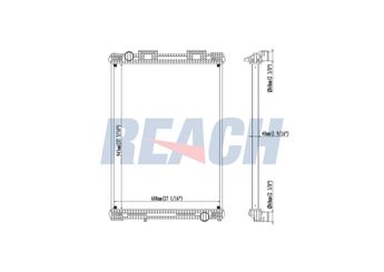 Su Radyatörü  RADISEN RR 62870  81061016407 81061016423 81061016438 81061019423 81061019438