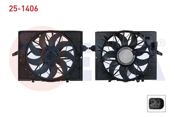 Radyatör Fan ve Motoru  VEKA 25-1406