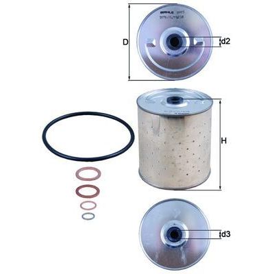 Yağ Filtresi  MAHLE OX 85