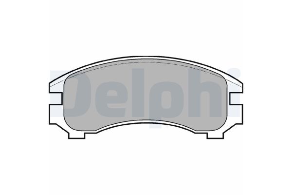 Fren Disk Balata Ön Nissan Sunny Coupe/ Traveller (B12)(08.1986->)  DELPHI LP546