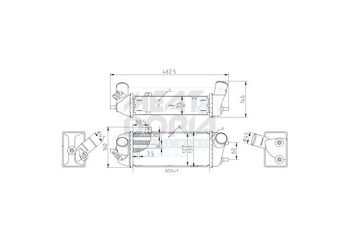 Turbo Radyatörü  ORİS 641-4835  282712A710 282702A720 282712A700