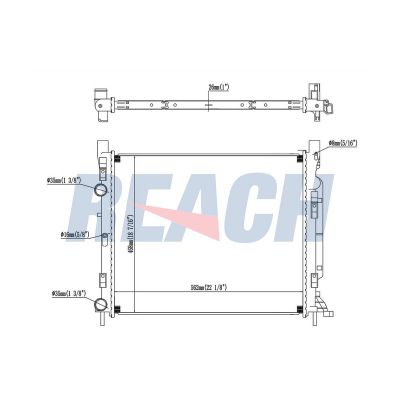 Su Radyatörü  Renault Kangoo (F/KW0)(01.2008->)  MGA 80685