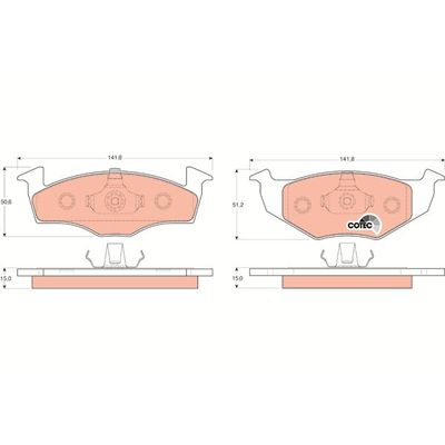 Fren Disk Balata Ön RECOVER 73637