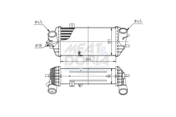 Turbo Radyatörü  Hyundai i30 Cw (GDH)(2012->)  MAHER 10768