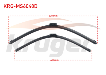 Silecek Süpürgesi Ön  600/480 mm - 24/19 inç KRUGER MS6048D  61617170545 6160427668 61617170549 61612455439 61617198669 61617118223 61617198668 61617118216 61610427668 405167 0405167