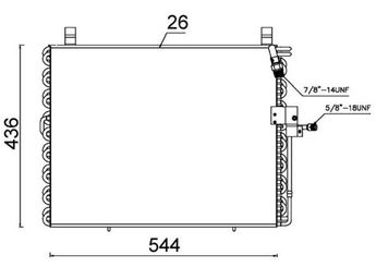 Klima Radyatörü  MAHLE AC 357 000S  A1248301970 1248300670 124 830 06 70 1248301970 124 830 19 70 1248300070 1248300270 1248301870 A1248300670 A 124 830 06 70 A1248301870 A 124 830 18 70 A 124 830 19 70