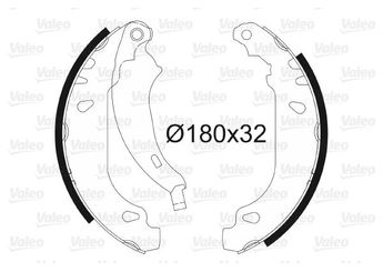 Fren Pabuçlu Balata Arka VALEO 562650  4241N1 4241K5 4241-K5 4241-N1
