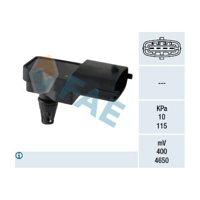 MAP Sensörü  Mitsubishi Colt 5 Kapı (Z30)(2008->)  MAHER 12178