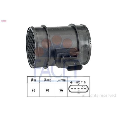 Hava Debimetresi  Opel Astra H GTC Makyajlı (11.2006->)  PSA ORJINAL 93188724