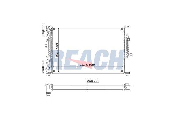 Su Radyatörü  Audi A4 Avant (B5)(11.1994->)  MAHLE CR 321 000P