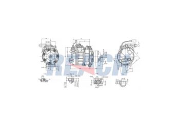 Klima Kompresörü  DENSO DCP02015  4F0260805AD 400260805B 4E0260805AM 4E0260805AS 4E0260805Q 4F0260805AH 4F0260805L 4Z7260805E 8K0260805B 8K0260805H 4F0260805E