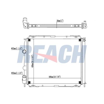 Su Radyatörü  Renault Clio II (B/CB0)(06.1998->)  MGA 80381
