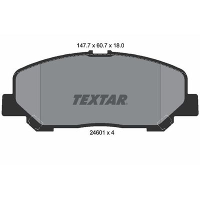 Fren Disk Balata Ön TEXTAR 2460101