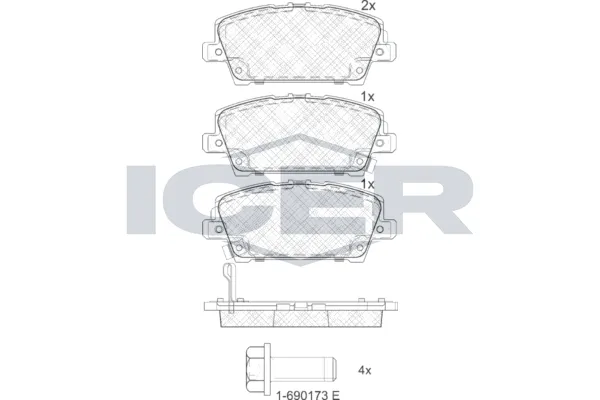 Fren Disk Balata Ön AYD 60290A