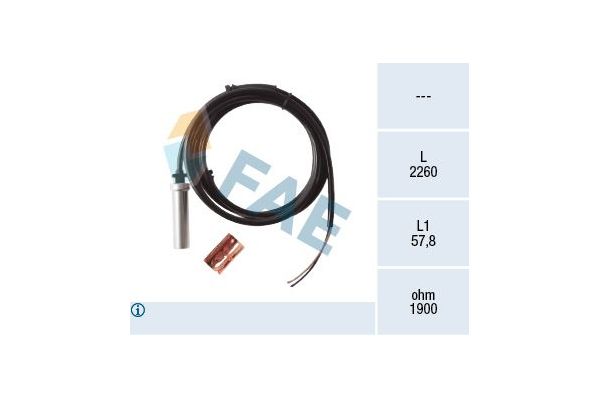 Abs Sensörü Ön Sağ veya Sol BSG 90-840-067