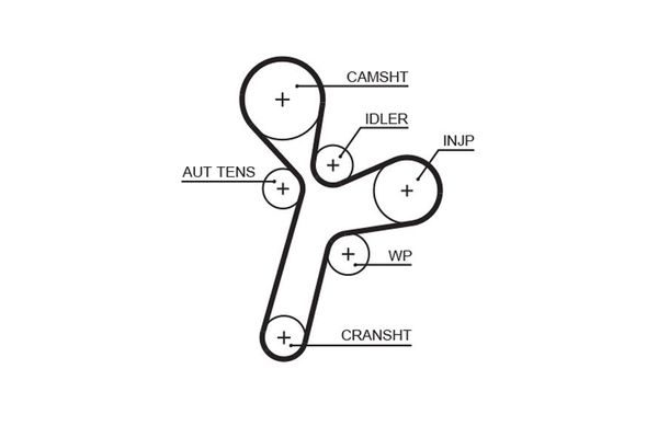 Triger Kayışı  Chevrolet Captiva (2006->)  GATES 5634XS