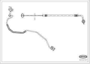 Fren Hortumu Arka Sağ MGA 511208  9673728880 9807139580