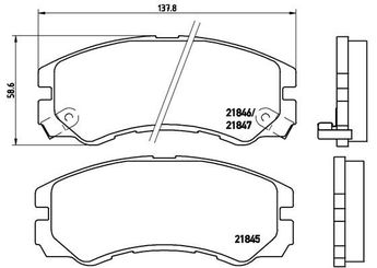Fren Disk Balata Ön BREMBO P 59 020  93169002 8970700790 897035257 8970352570 8970352571 897047526 8970475260 8970475261 897070079 897113888 8971138880 8971317480 897175531 8971755310 897180525 8971805250 8971805251 897191014 8971910140 897206864 8972068640 897206866 8972068660 897206868 8972068680 897206869 8972068690 AY040SZ001 1605017 1605848 1605852 1605913 9192177 97113888 97180525 97047526
