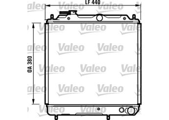 Su Radyatörü  VALEO 731056  MB356521