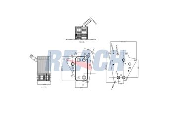 Motor Yağ Soğutucu  ASPART 6OCO1105  93188379 650767 0650 767 52985915 55197184 55197185 55199627 55199629 55229177 55229187 5650951 5989070231 5989070241 650006 650007 650008 650009 93178917 93179113 93184675 93184682 93188380