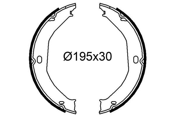 Fren Pabuçlu Balata Arka VALEO 564284