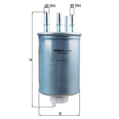 Yakıt Filtresi  Land Rover Range Rover (01.2013->)  MAHLE KL 1044