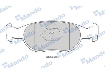 Fren Disk Balata Ön MANDO MBF015499  71770953 77362084 9947629 9947118 0000009947118 71752989