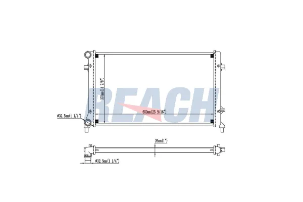 Su Radyatörü  ORİS 1003-4811D