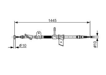 El Fren Teli Arka Sağ BOSCH 1 987 477 624  60661490 60661490 60661490 60661490 60630814
