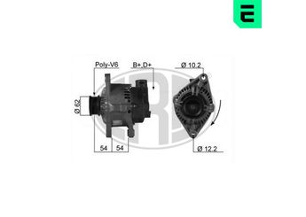 Alternatör  ERA 210153A  46412679 46231722 46428729 46428731 71721132 71721202 71721203 71780121