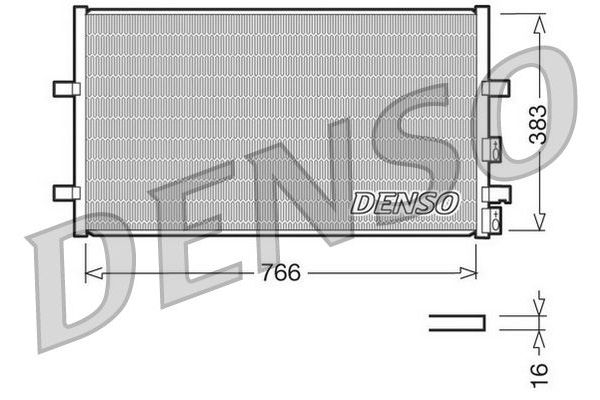 Klima Radyatörü  DENSO DCN10009