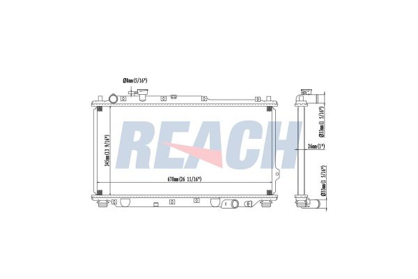 Su Radyatörü  MGA 80762