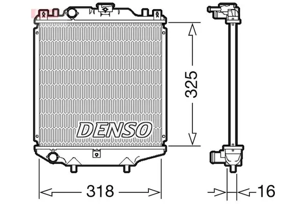 Su Radyatörü  DENSO DRM47029