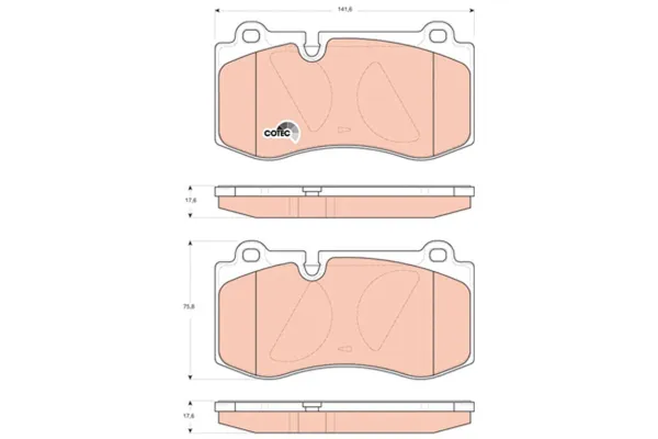 Fren Disk Balata Ön TRW GDB1733