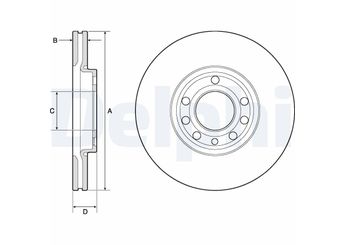 Fren Disk Ayna Ön Sağ ve Sol DELPHI BG3713  BG3713 46836491 46844071 51819733 93171497 569003 95526645 9156807