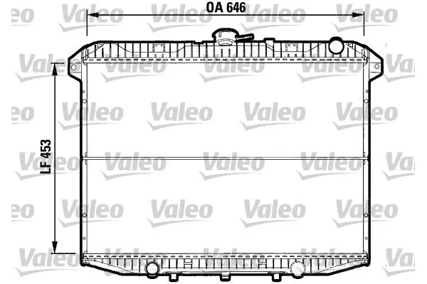 Su Radyatörü  Nissan Terrano II (R20)(02.1993->)  VALEO 732592