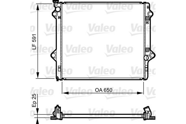 Su Radyatörü  Toyota Land Cruiser (J12)(2003->)  VALEO 735568