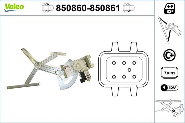 Cam Krikosu Ön Sol VALEO 850860