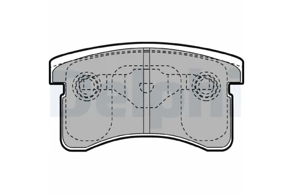 Fren Disk Balata Ön Daihatsu Cuore (L201)(1990->1995)  DELPHI LP1141