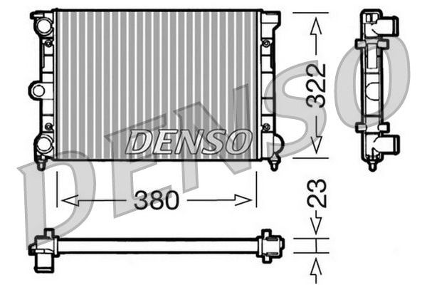 Su Radyatörü  DENSO DRM32032