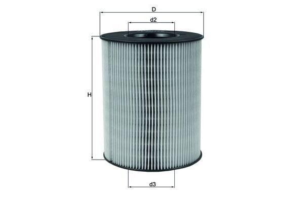 Hava Filtresi  Mercedes A -Serisi (BM 168)(05.1997->)  MAHLE LX 794