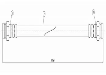 Fren Hortumu Arka Sağ veya Sol CAVO C800 139A  FA0743820