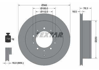Fren Disk Ayna Arka Sağ ve Sol AYD 51354  424310C010 424310C011 4243160290