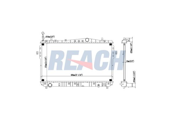 Su Radyatörü  Daewoo Nubira Limousine (2003->)  VEKA 16-1420B